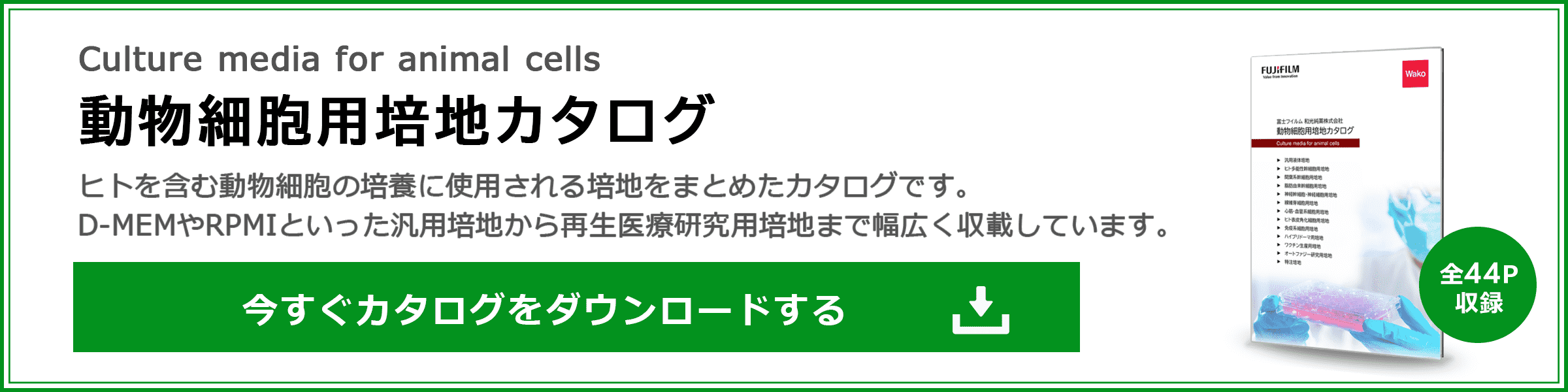 動物細胞用培地カタログ