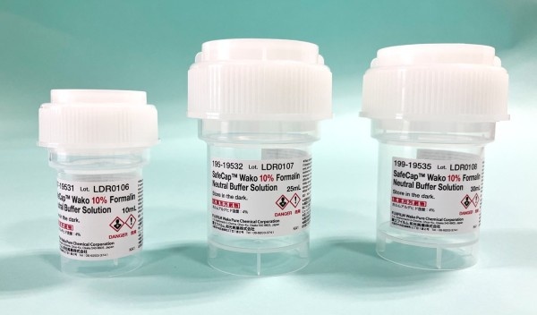 SafeCap™ Wako 10%中性緩衝ホルマリン液