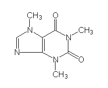 カフェインの構造