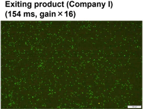 実験例:Exiting Product (Company I)(154 ms,gain x 16)