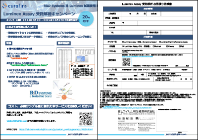 Luminex® Assay 受託解析サービス