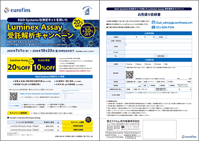 Luminex® Assay 受託解析サービス