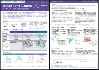 『Olink 血漿プロテオーム受託解析』