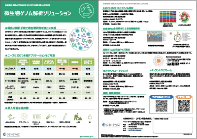 微生物ゲノム解析ソリューション