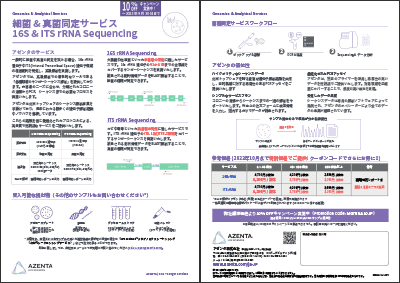 細菌＆真菌同定 10%割引延長キャンペーン