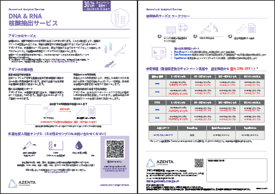 『DNA & RNA 核酸抽出 30%割引キャンペーン』