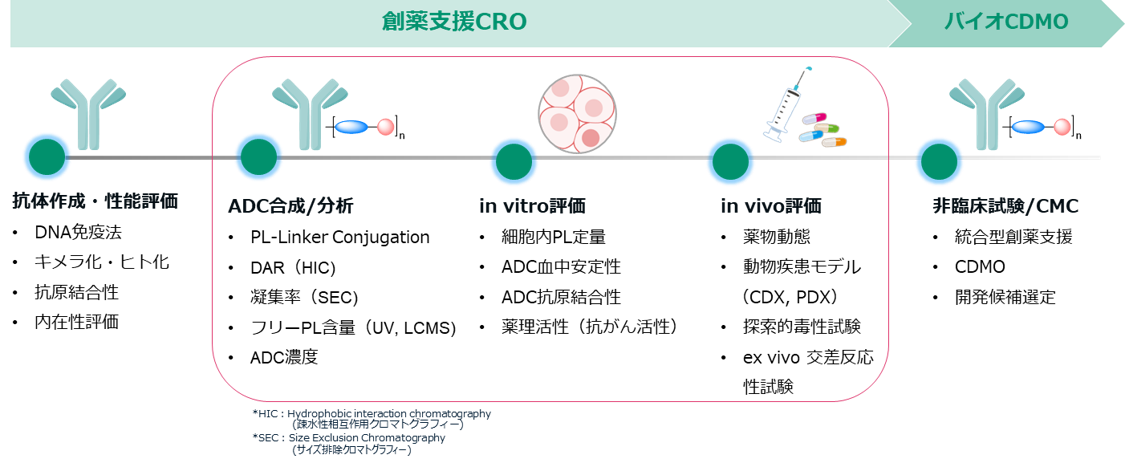 創薬支援CRO＞バイオCDMO