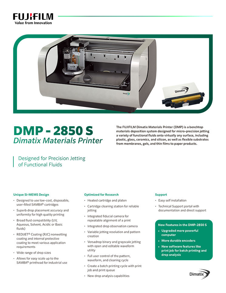 マテリアルプリンター DMP-2850S