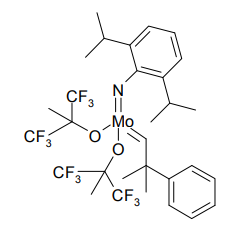 モリブデンを中心に持つ触媒の一例