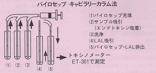 パイロセップ-キャピラリーカラム法