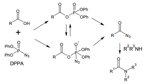 DPPA による縮合のメカニズム