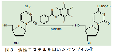 図3．活性エステルを用いたベンゾイル化