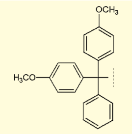 図２．4, 4'-ジメトキシトリフェニルメチル（DMTr）基