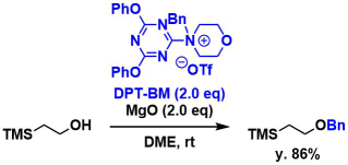 DPT-BM試薬を用いるベンジル化