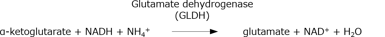 Figure 1. Principle of the GLDH assay