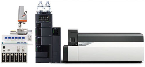 Figure 1. Online SPE-LC/MS system